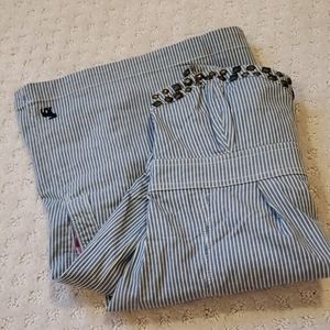 Abercrombie & Fitch Striped Strapless Dress Sz M